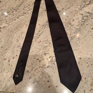 Armani Black Silk Tie